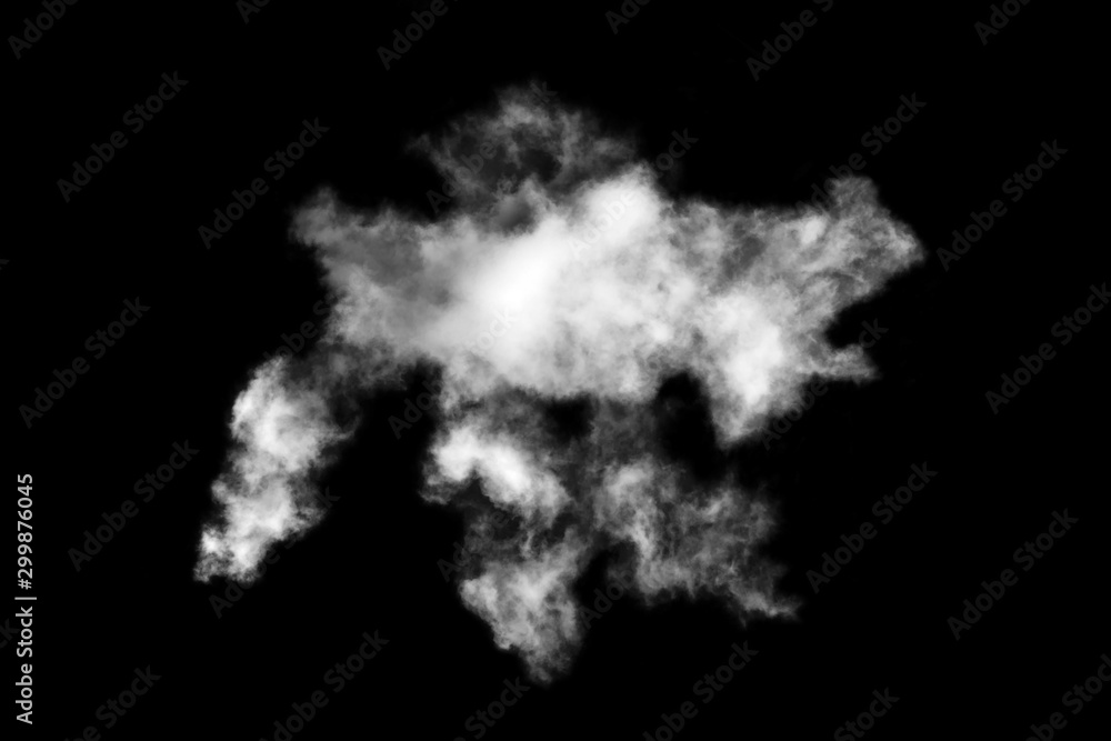 isolated white cloud on black background,Textured Smoke,Abstract black