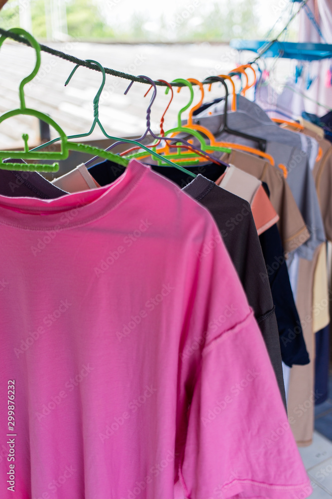 Obraz premium Clothes hanging to dry