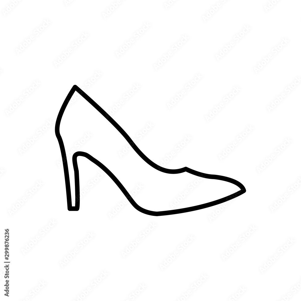 high heels women shoes icon vector illutration design eps - 10 high heels women shoes icon vector illutration design eps - 10