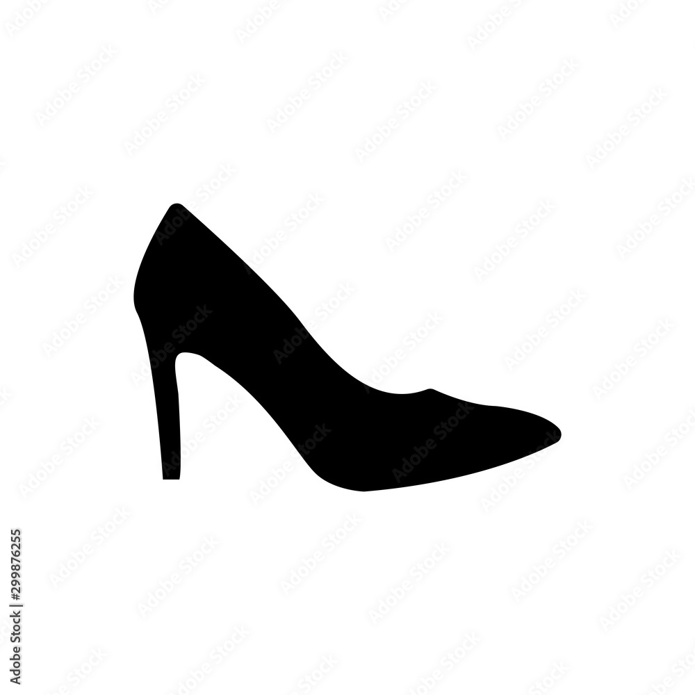 high heels women shoes icon vector illutration design eps - 10 high heels women shoes icon vector illutration design eps - 10