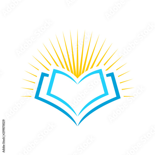 Light of the Al Qoran logo, Scripture logo, University logo