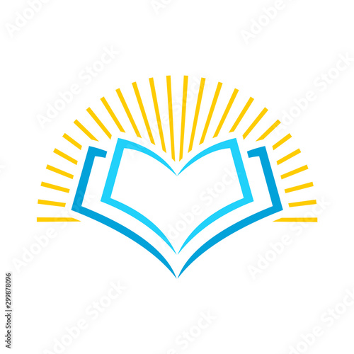Light of the Al Qoran logo, Scripture logo, University logo