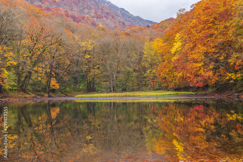 Towada Hachimantai National Park in autumn