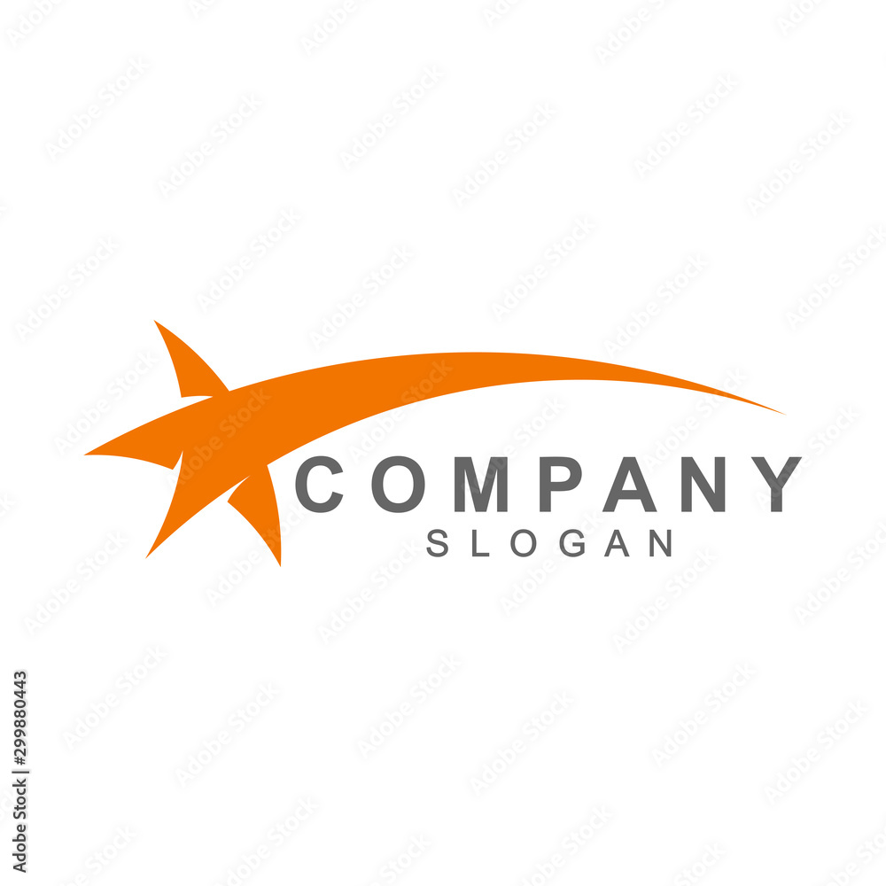 Star logo template, simple logo design Star logo template, simple logo design