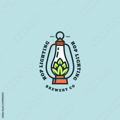 Hop lighting logo