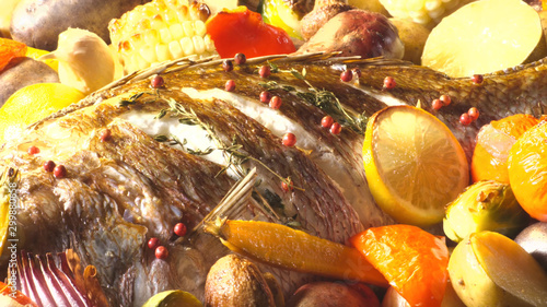 Fresh and healthy fish is delicious
