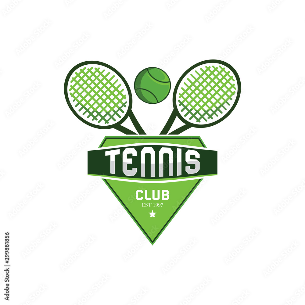 Vecteur Stock Tennis Club Logo | Adobe Stock