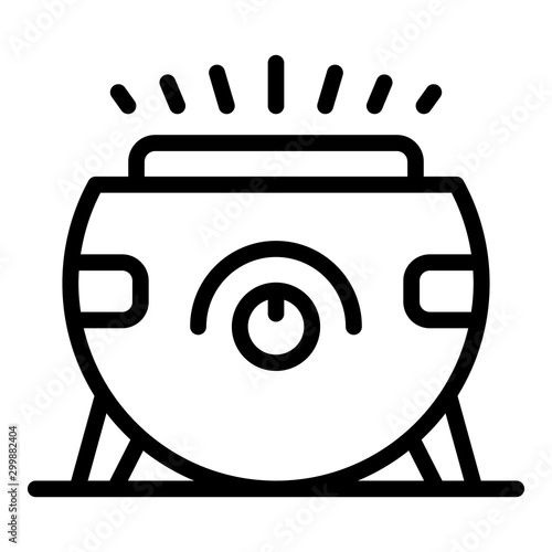 Medicine air purifier icon. Outline medicine air purifier vector icon for web design isolated on white background