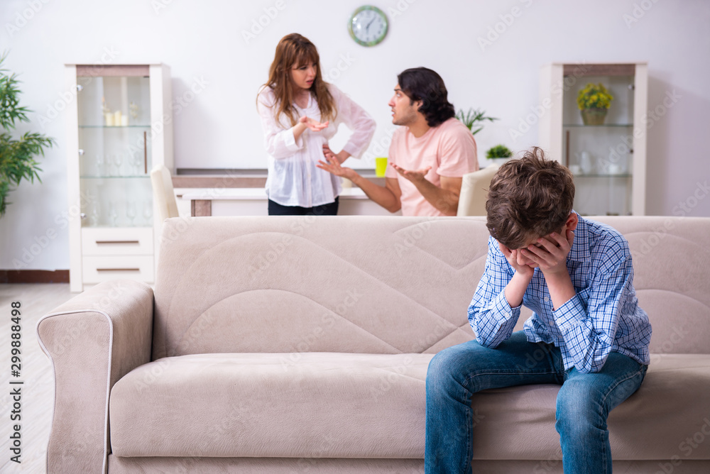 Family conflict with husband and wife and child Family conflict with husband and wife and child