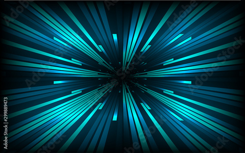 Light blue zoom abstract background