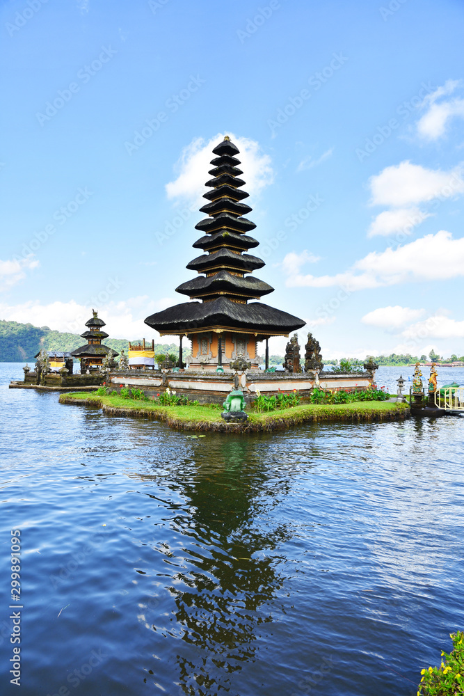 Beautiful view of Ulun Danu Temple and Lake Beratan, Bedugul, Bali. Beautiful view of Ulun Danu Temple and Lake Beratan, Bedugul, Bali.