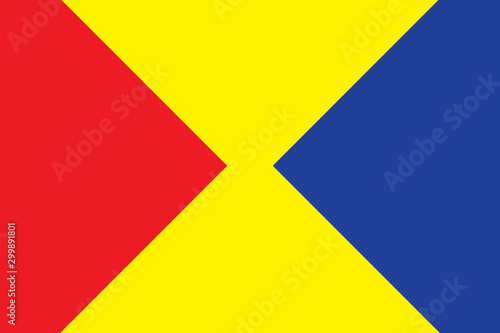 Primary colors background  blue  red  and yellow. Vector illustration.