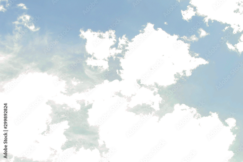 Obraz premium Cumulus clouds in the sky