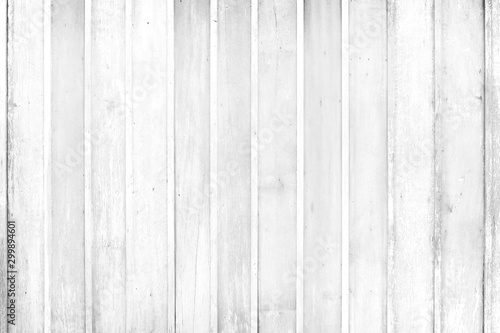 White or gray old plank wall texture for background in vertical seamless patterns