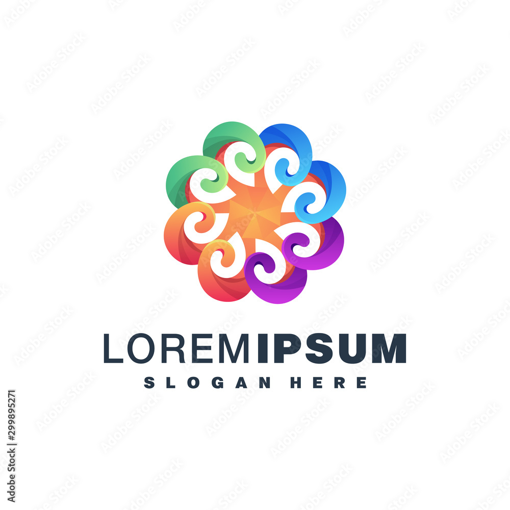 colorful logo design