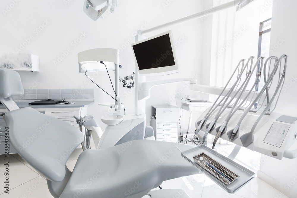 Dentist chair in newest modern dental clinic Dentist chair in newest modern dental clinic