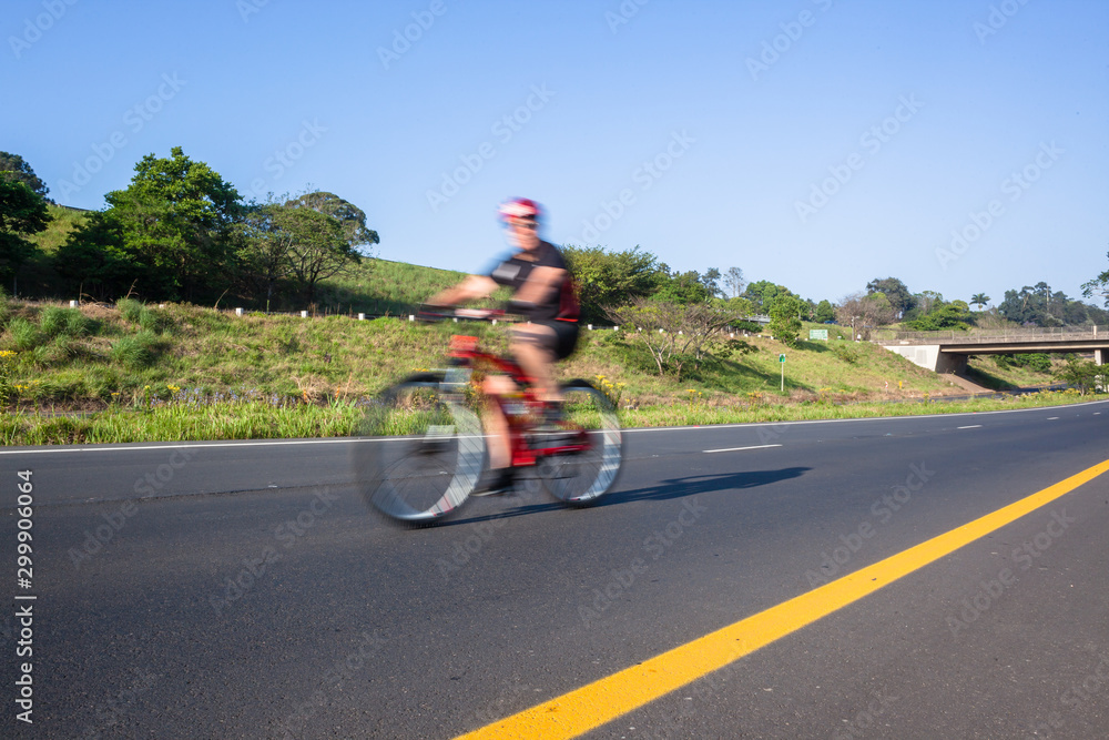 Cycling Riders Road Highway Motion Speed Blurs Public Race