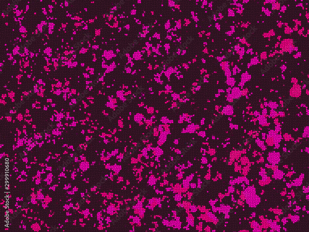 Colored abstract irregular mosaic pattern. Texture background with pink and violet color. Colored abstract irregular mosaic pattern. Texture background with pink and violet color.