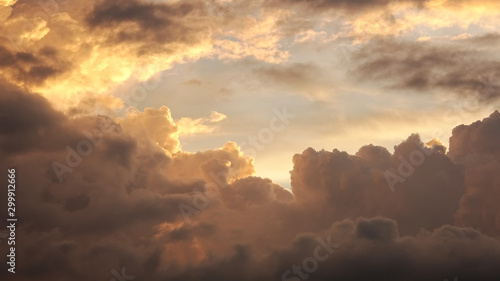 CLOUDS DURING SUNSET