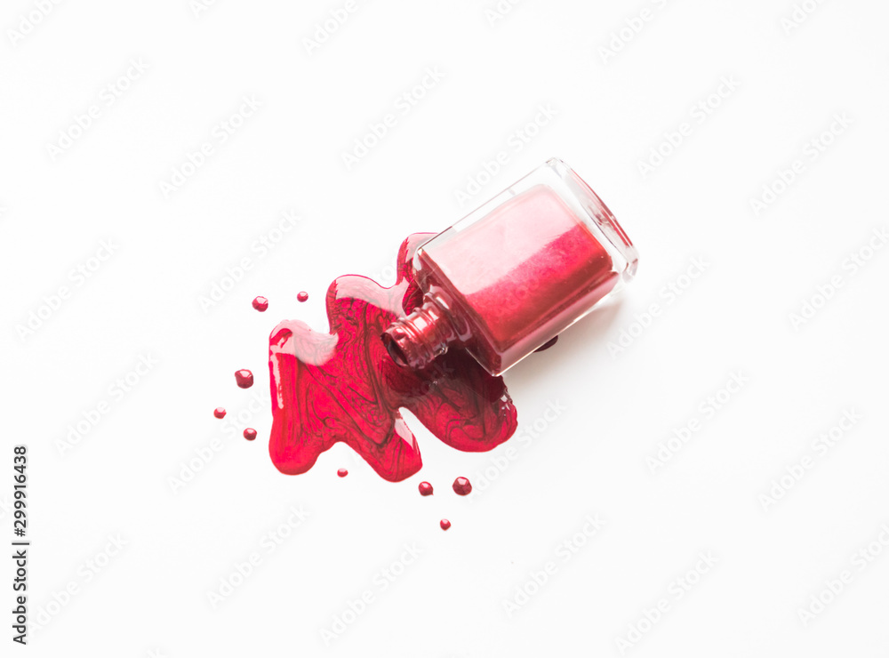 Nail Polish Spill Background