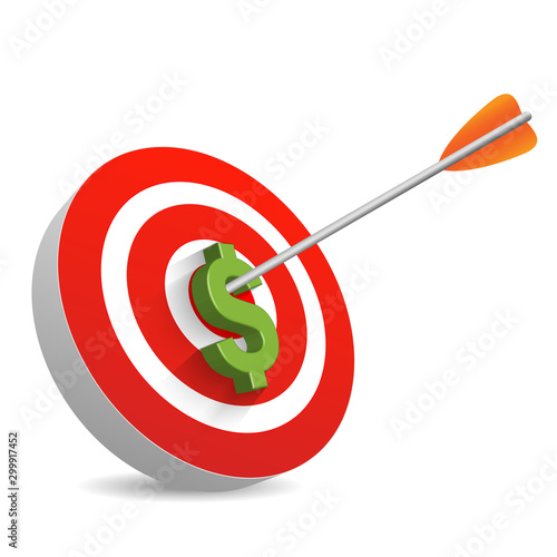 The goal is money dollar vector