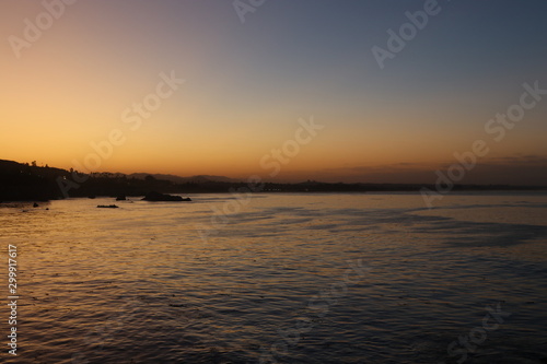 Pismo beach California at sunrise