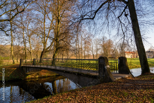 Park w zespole pałacowo-parkowym Branickich, Choroszcz. Muzeum Wnętrz Pałacowych w Choroszczycz .