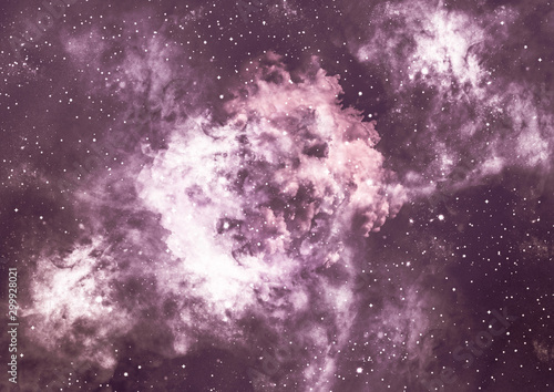 Galaxy background illustration with stars and stardust. Galaxy wallpaper