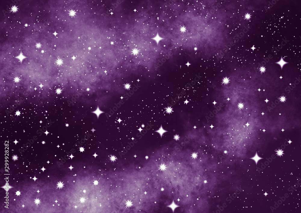 Fototapeta premium Galaxy background with stars and stardust. Galaxy wallpaper