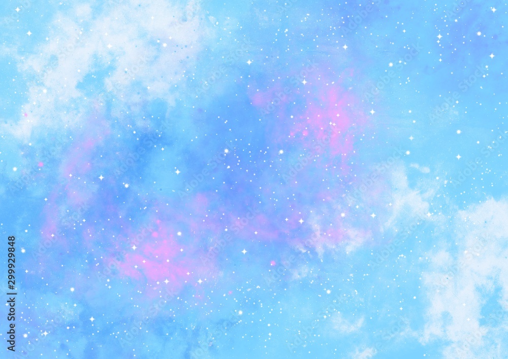 Galaxy background with stars and stardust. Galaxy wallpaper