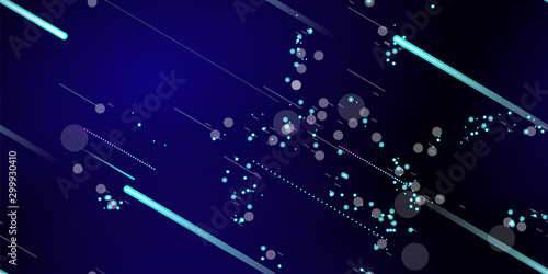 Fast Effect. Motion Neon. Seamless Pattern. Glitch