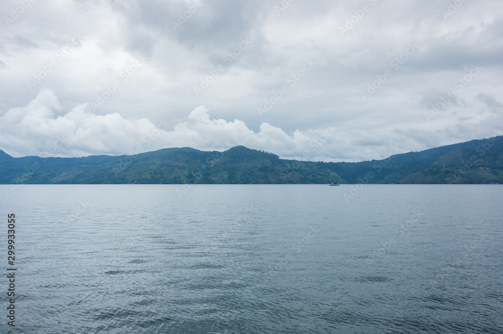 Lake Toba in the Indonesian island of Sumatra