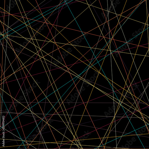 Colorful Lines Random Distribution Computational Generative Art background illustration