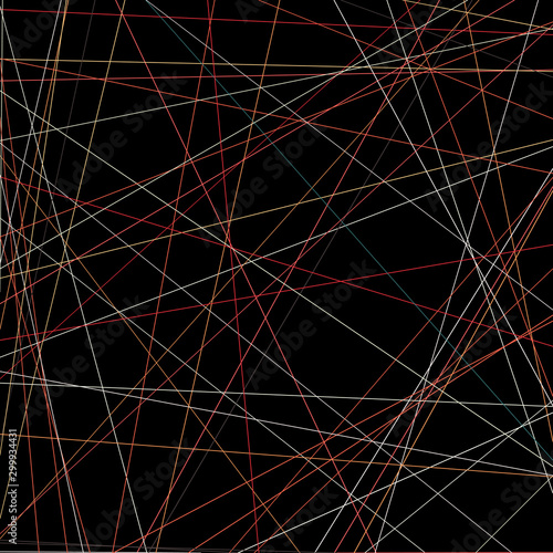 Colorful Lines Random Distribution Computational Generative Art background illustration