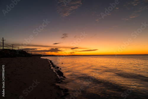 Fototapeta Naklejka Na Ścianę i Meble -  Sunrise on the Cape Cod Bay, Provincetown, Cape Cod, Massachusetts