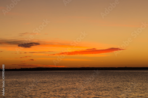 Sunrise on the Cape Cod Bay  Provincetown  Cape Cod  Massachusetts