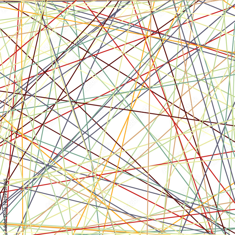 Obraz premium Colorful Lines Random Distribution Computational Generative Art background illustration