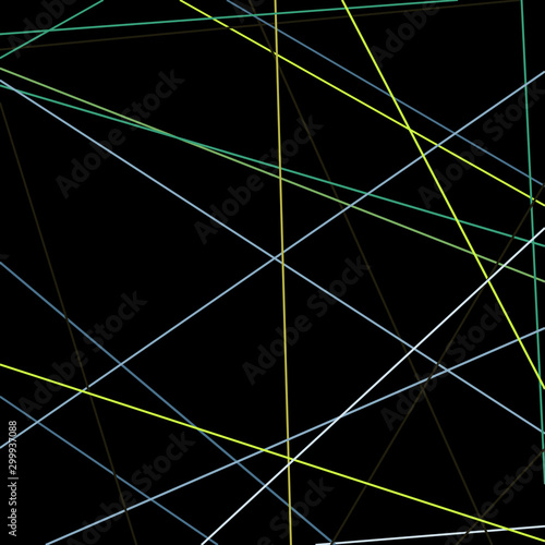 Colorful Lines Random Distribution Computational Generative Art background illustration