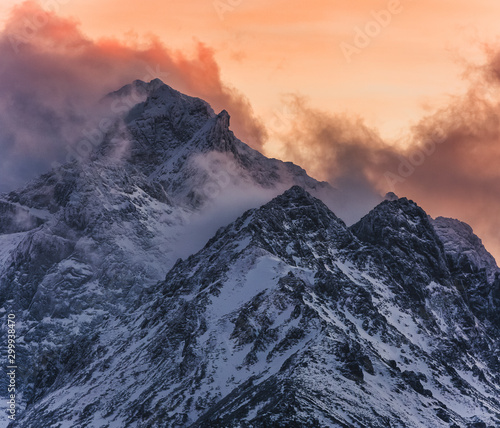 Winter in Tatra Mountains in Poland Zakopane 