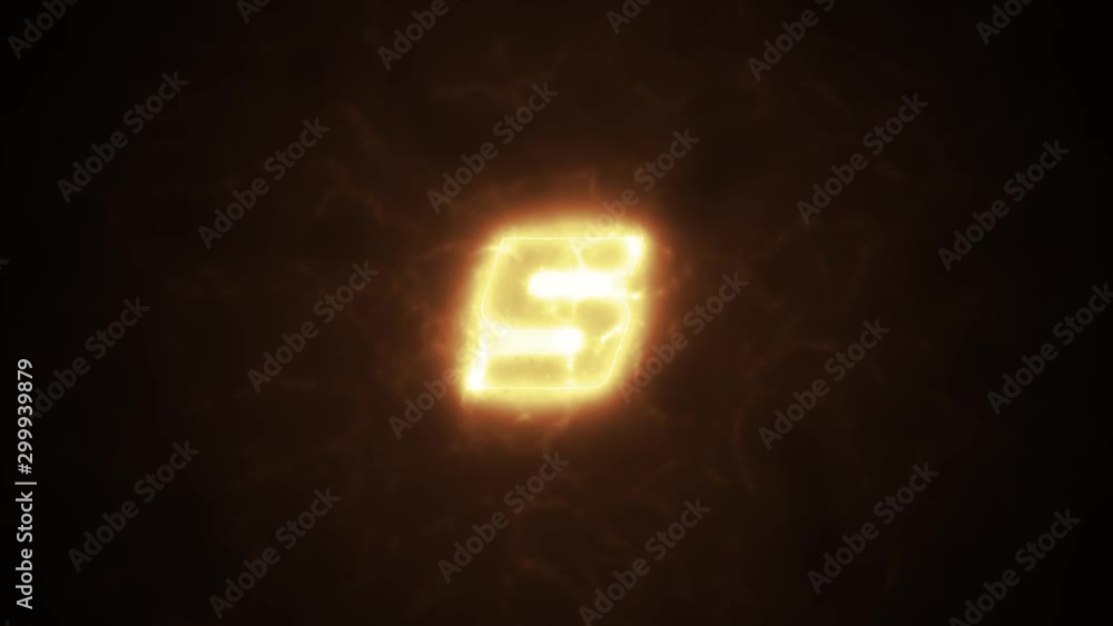 Count down with energy waves fonts on black background. typography design. Count down with energy waves fonts on black background. typography design.