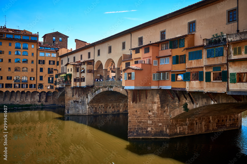 Ponte Vecchio bridge Florence Italy