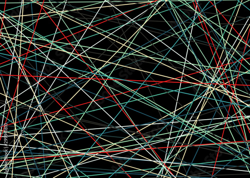 Colorful Lines Random Distribution Computational Generative Art background illustration