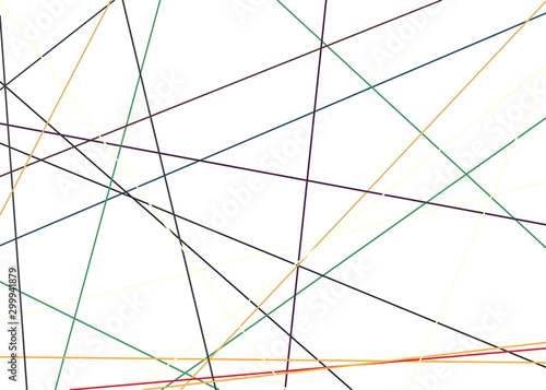 Colorful Lines Random Distribution Computational Generative Art background illustration