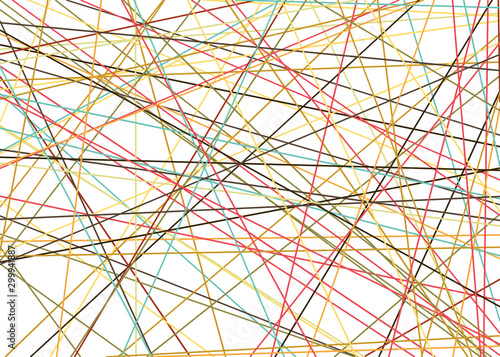 Colorful Lines Random Distribution Computational Generative Art background illustration