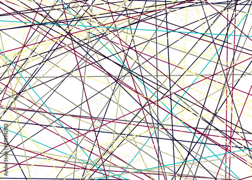 Colorful Lines Random Distribution Computational Generative Art background illustration