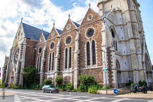 Saint-Philbert-de-Grand-Lieu. Eglise paroissiale. Loire-Atlantique. Pays de Loire	