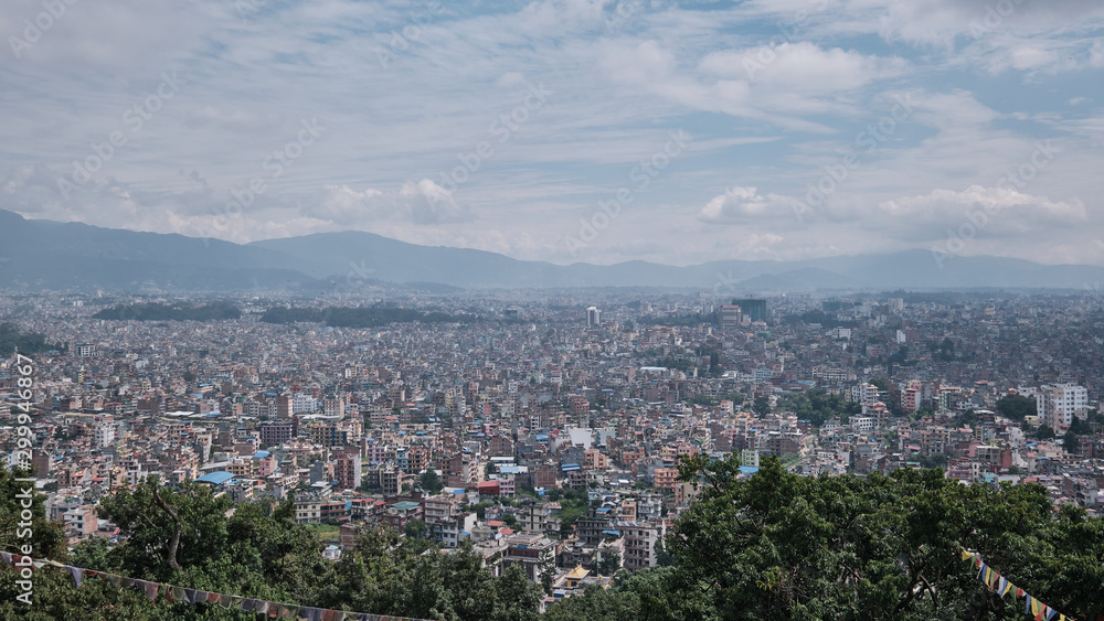 Skyline of Kathmandu Valley