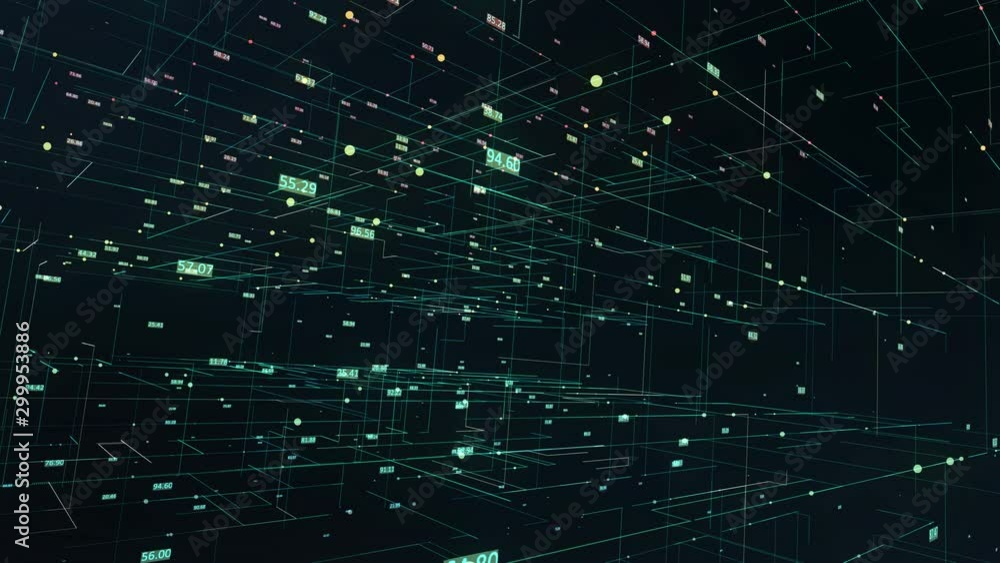 Digital binary code background. Scientific technology data binary code ...