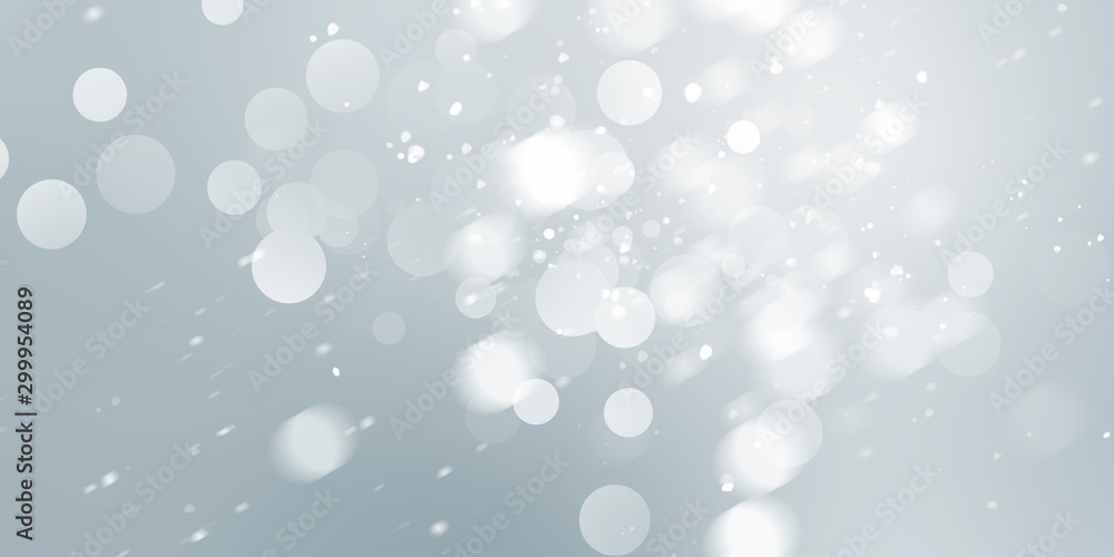 Obraz premium white blur abstract background. bokeh christmas blurred beautiful shiny Christmas lights
