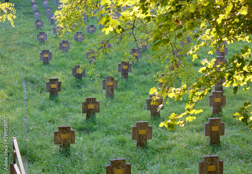 Austro-Hungarian Military Cemetery of Prosecco near Trieste, Italy photo